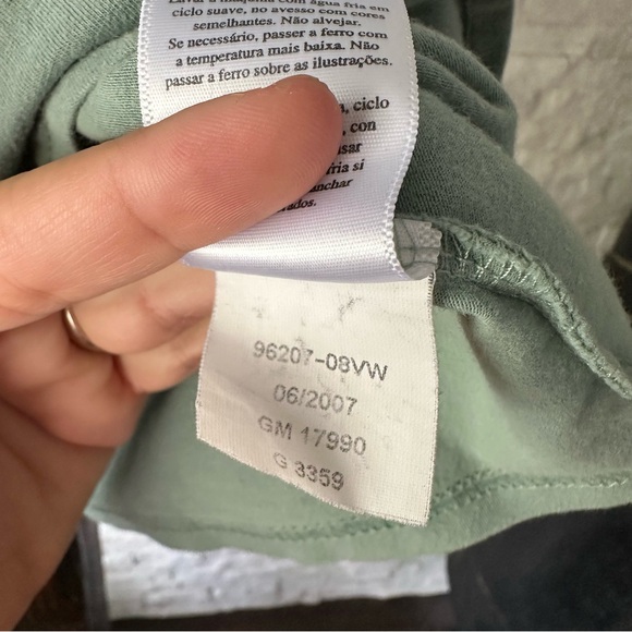 Harley Davidson Seafoam Green Y2K Embroidered Rhinsetone Studded Biker Tank M - Picture 4 of 6